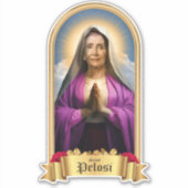 Saint Nancy Pelosi Gebet Candle Aufkleber (Vorderseite)