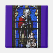 Saint Nicholas Blessings Festglas Magnet (Vorne)