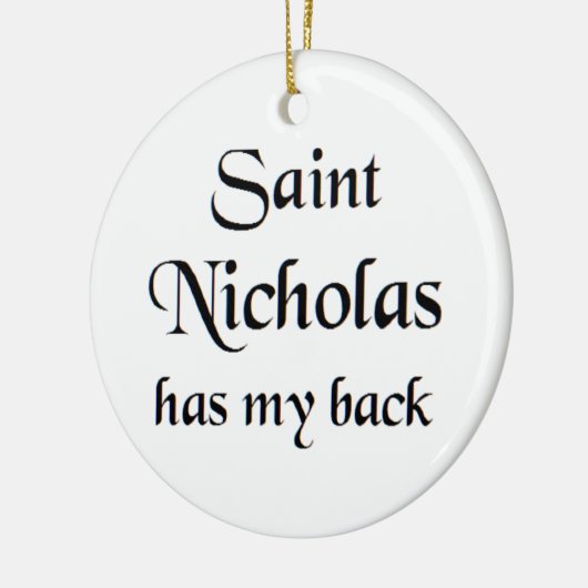 saint nicholas coffee mug keramik ornament (Links)