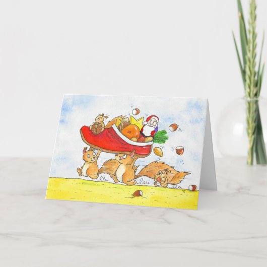 Saint Nicholas Day Gruß Karte (Vorderseite)