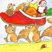 Saint Nicholas Day Gruß Karte