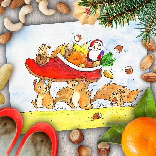 Saint Nicholas Day Postkarte