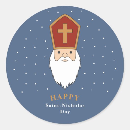 Saint Nicholas Day Sticker (Vorderseite)
