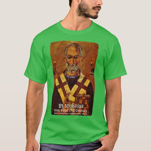 Saint Nicholas Father of Christmas T-Shirt (Vorderseite)