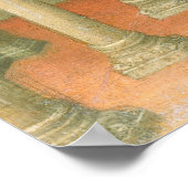 Saint Nicholas Gentile da Fabriano Kunstgewerbe Poster (Ecke)