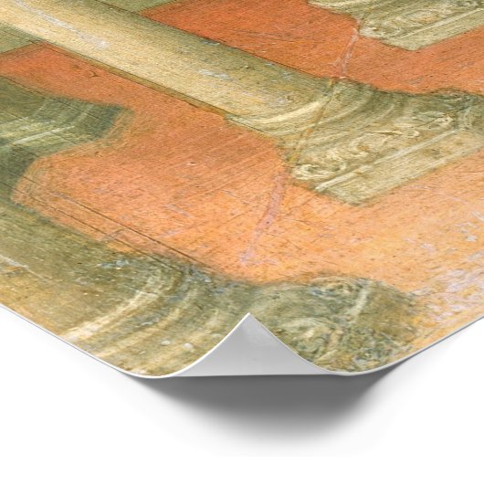 Saint Nicholas Gentile da Fabriano Kunstgewerbe Poster (Ecke)