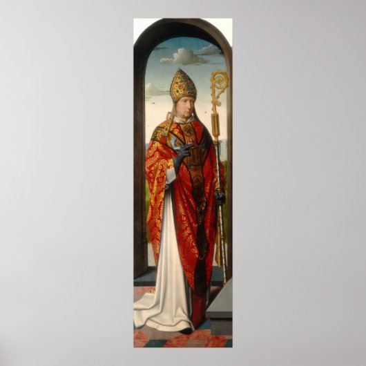 Saint Nicholas - Gerard David Fine Art Poster (Vorne)