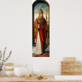 Saint Nicholas - Gerard David Fine Art Poster (Küche)