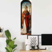 Saint Nicholas - Gerard David Fine Art Poster (Heimbüro)