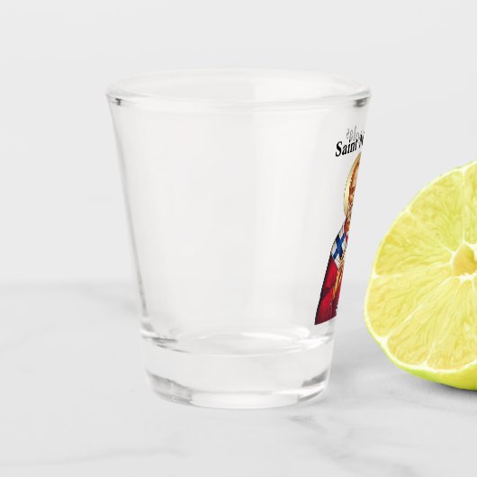 Saint Nicholas Keychain eng Schnapsglas (Links)