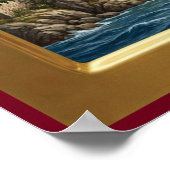 Saint Nicholas orthodox  icon Poster (Ecke)