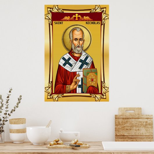 Saint Nicholas Poster (Küche)
