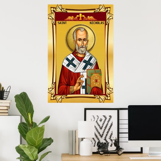 Saint Nicholas Poster (Heimbüro)