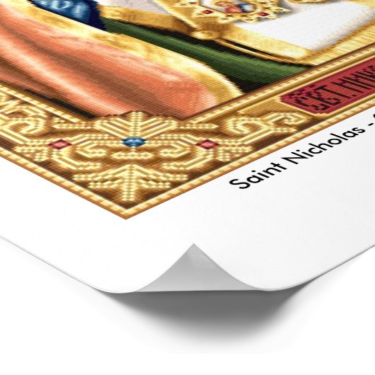 Saint Nicholas - Poster (Ecke)