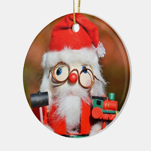 Saint Nicholas Santa Claus Nutcracker Keramik Ornament (Links)