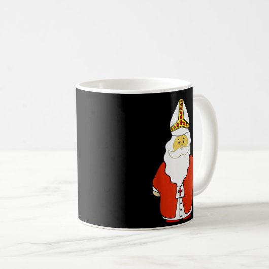 Saint Nicholas Santa Claus Patron Of Christmas  Kaffeetasse (VorderseiteRechts)