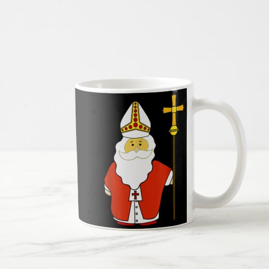 Saint Nicholas Santa Claus Patron Of Christmas Kaffeetasse (Rechts)
