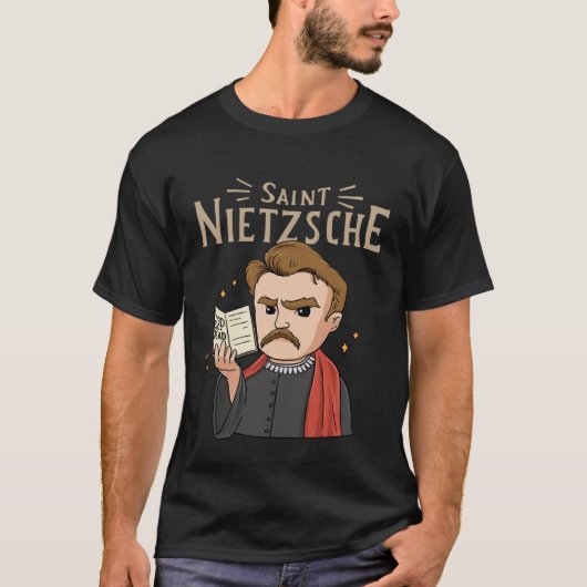 Saint Nietzsche for a Philosophy Student 1 T-Shirt (Vorderseite)