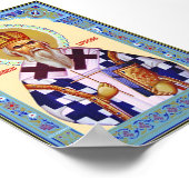 Saint Nikolai Serbisch Poster (Ecke)