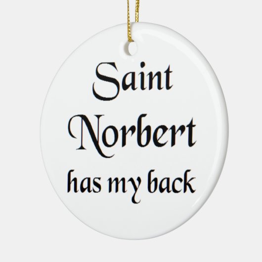 saint norbert coffee mug keramik ornament (Links)
