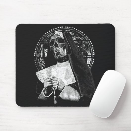 Saint of the Forsaken - Occult Streetwear Design Mousepad (Mit Mouse)