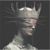 Saint of the Unseen — Gothic Fine Art T-Shirt Aufkleber (Vorderseite)