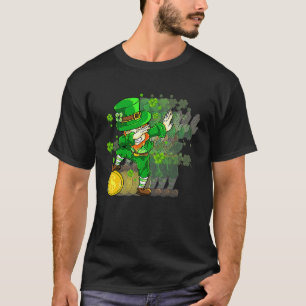 Saint Paddys Dabbing Kleeblatt Lucky St Patricks D T-Shirt