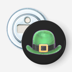 Saint Paddys Day Green Derby Hat Flaschenöffner