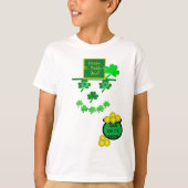 Saint Paddy's Day Kleeblatts Spaß T - Shirt (Vorderseite)