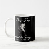 Saint Padre O Pray Hope Dont Worry Catholic Christ Kaffeetasse (Links)