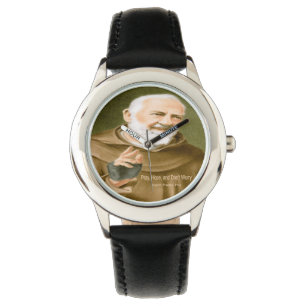 Saint Padre Pio Armbanduhr