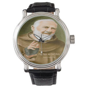 Saint Padre Pio Armbanduhr