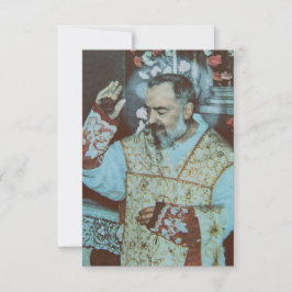 Saint Padre Pio Dankeskarte