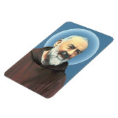 Saint Padre Pio flexible Magnet (Linke Seite)