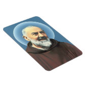 Saint Padre Pio flexible Magnet (Rechte Seite)
