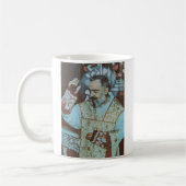 Saint Padre Pio Kaffeetasse (Links)