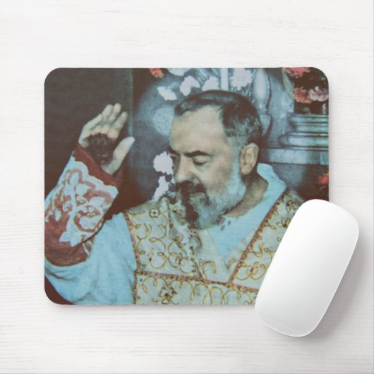Saint Padre Pio Mousepad (Mit Mouse)