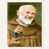 Saint Padre Pio Notizblock (Vorderseite)