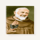 Saint Padre Pio Notizblock (Vorderseite)
