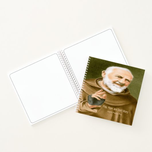 Saint Padre Pio Notizblock (Innenseite)