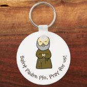 Saint Padre Pio Schlüsselanhänger (Vorderseite)
