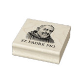Saint Padre Pio Traditionelles Gravieren Gummistempel (Stempel)