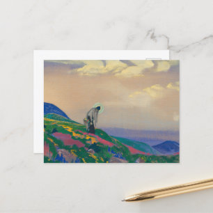 Saint Panteleimon the Healer von Nicholas Roerich Feiertagspostkarte