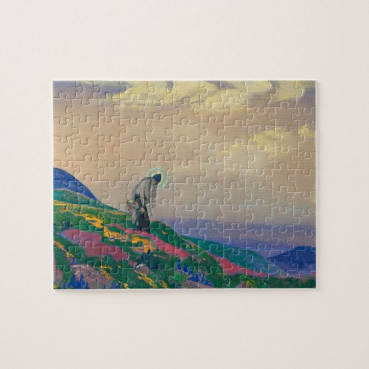 Saint Panteleimon the Healer von Nicholas Roerich Puzzle (Horizontal)