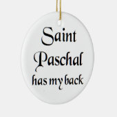 saint paschal coffee mug keramik ornament (Rechts)