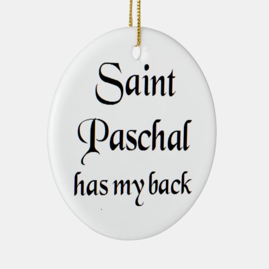 saint paschal coffee mug keramik ornament (Rechts)