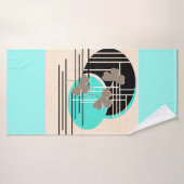 Saint Patrick, Abstraktion Badehandtuch (Badehandtuch)