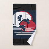 Saint Patrick, Abstraktion Badhandtuch Set (Handtuch)