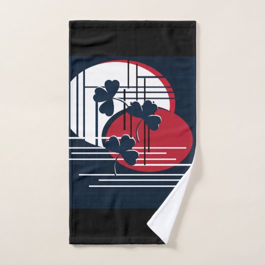 Saint Patrick, Abstraktion Badhandtuch Set (Handtuch)