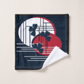 Saint Patrick, Abstraktion Badhandtuch Set (Waschlappen)